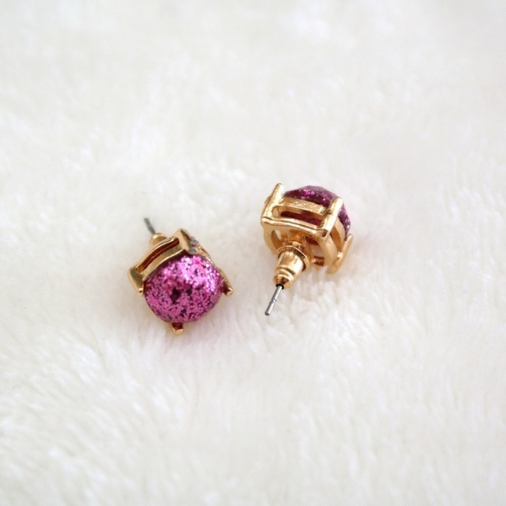  last pair • Glitter Stud Earrings - Picture 2 of 3
